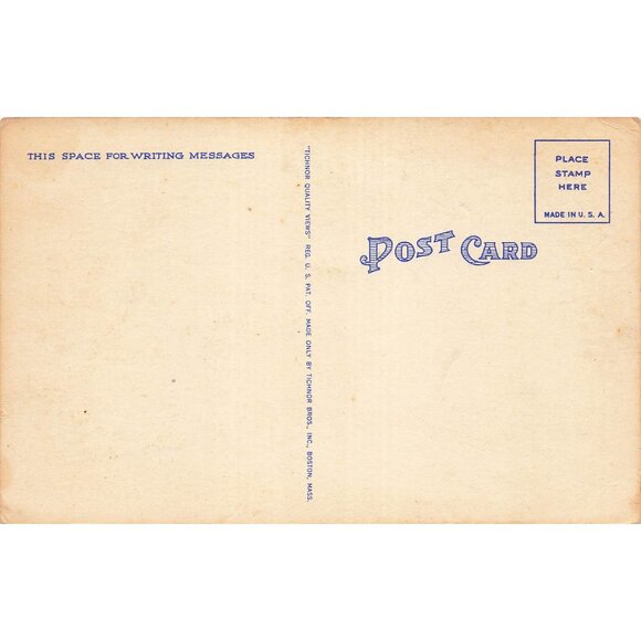 Postcard Curt Teich Comic It's Vacation Time Again Vintage Unposted 1939-1970s - Picture 2 of 2